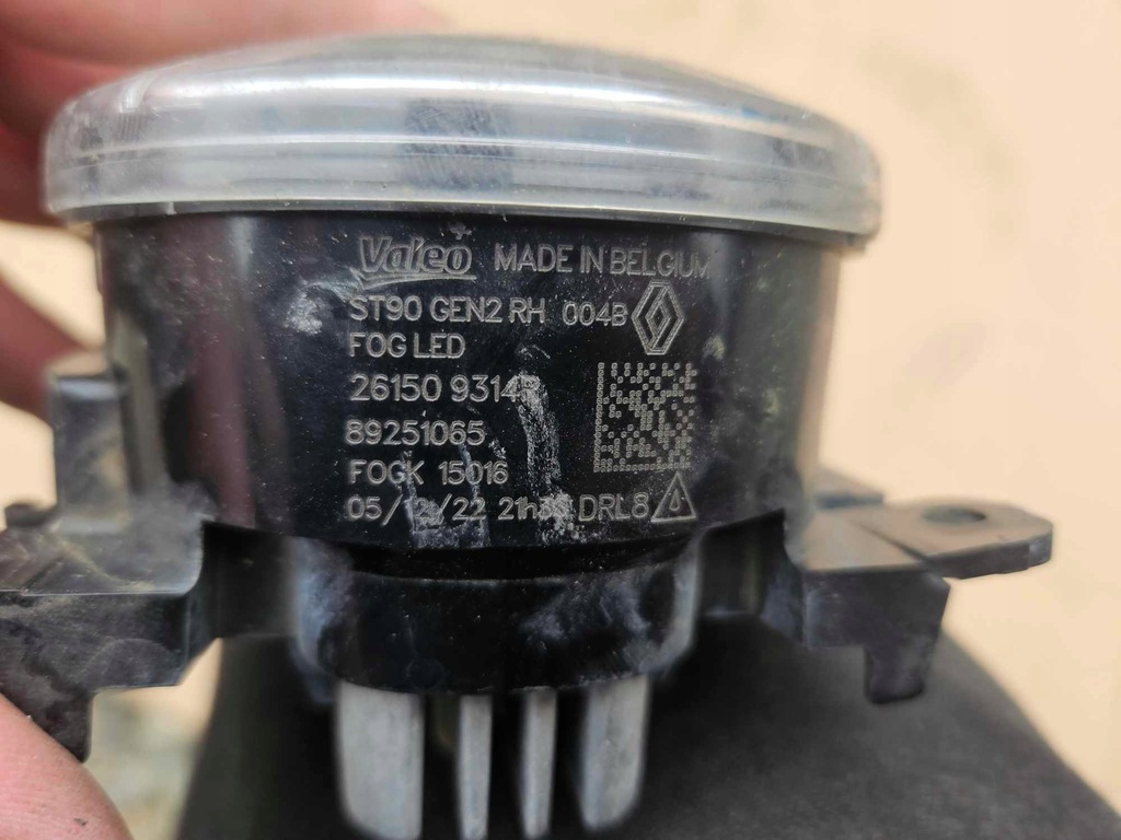 фото №3, Противотуманная фара renault 261509314r clio v kadjar scenic koleos