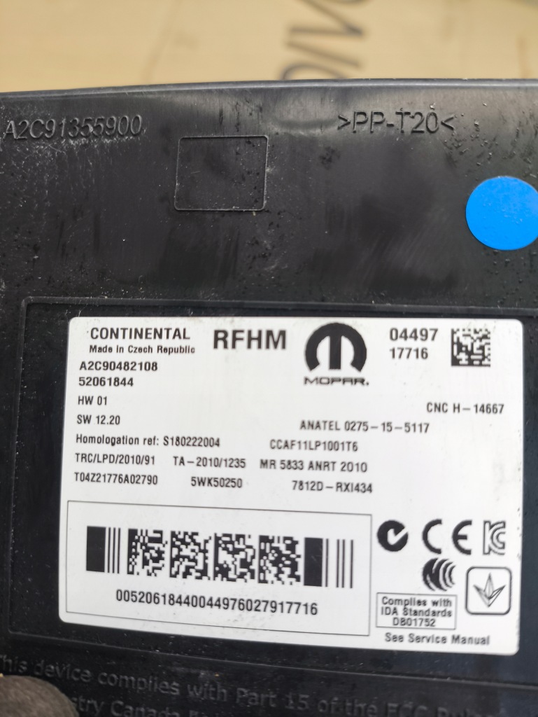 Jeep renegade модуль блок управления jeep renegade 52061844 ? Доставка