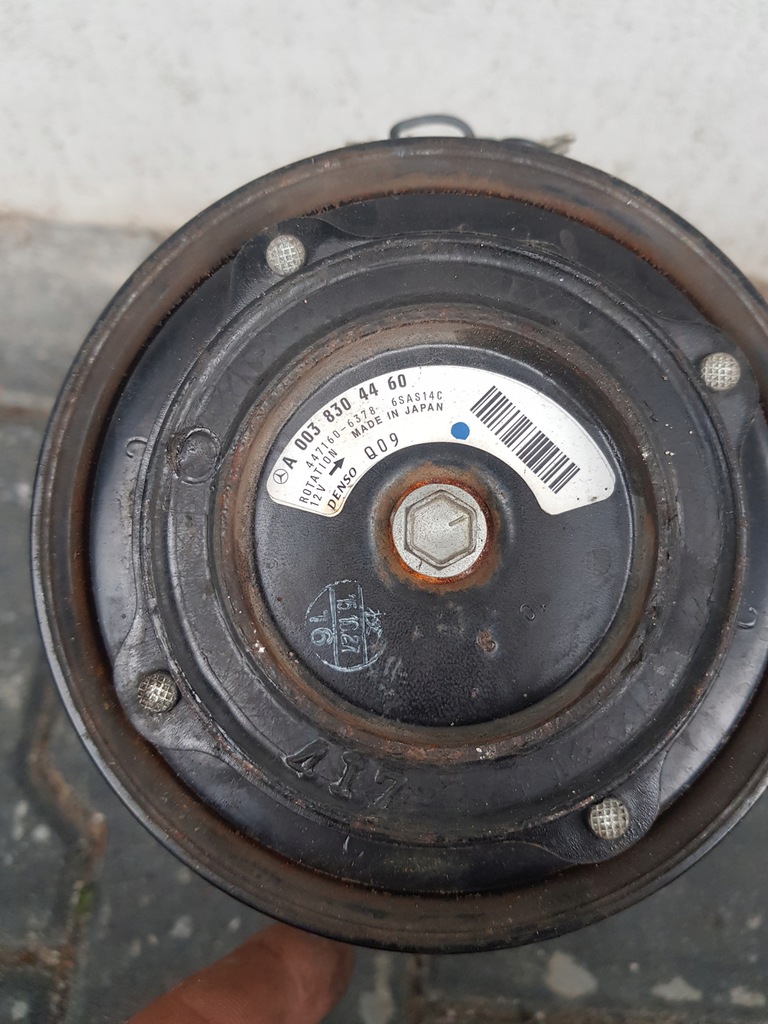 фото №4, Компресор кондиціонера mercedes оригінальний номер a0038304460