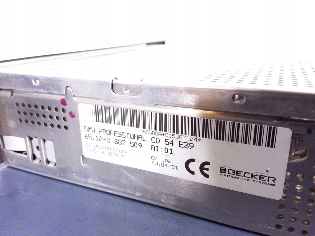 фото №3, Bmw x5 e53 радио becker 65.12-8