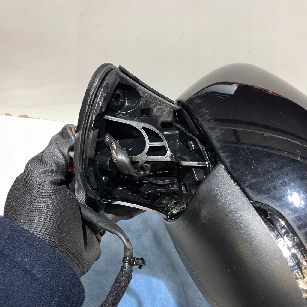 фото №8, Nissan micra k14 левая зеркало 9 pinów кабели