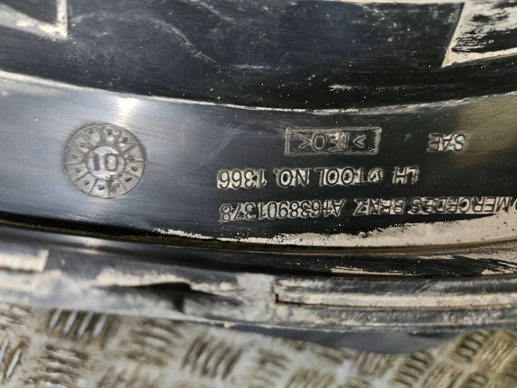 фото №6, Mercedes-benz ml w163 2003 ліва сторона бризковики задні