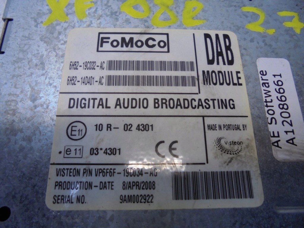 фото №2, Модуль блок керування радіо jaguar xf