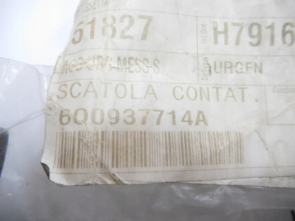 Колодка, штекер volkswagen audi skoda seat оригінальний номер 6q0937714a Недорого