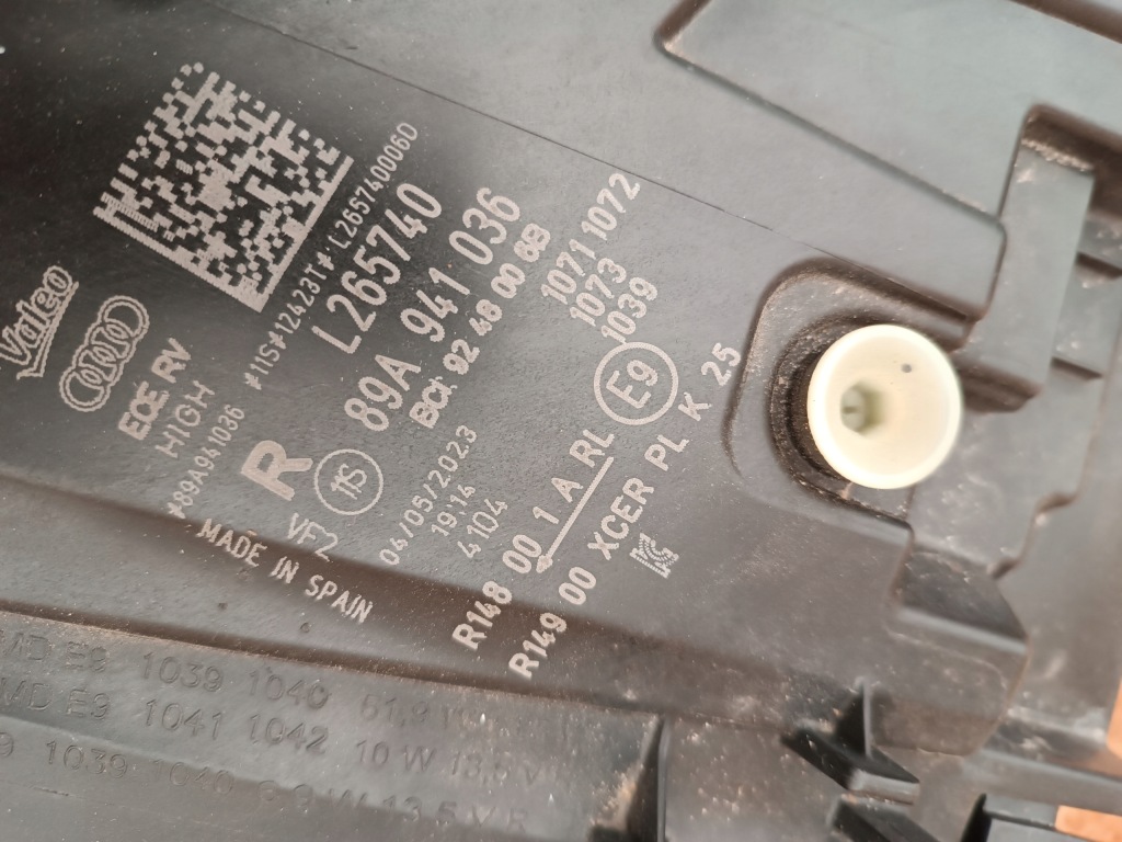 фото №8, Eu лампа правий перед 89a941036 audi q4 89a e-tron full led