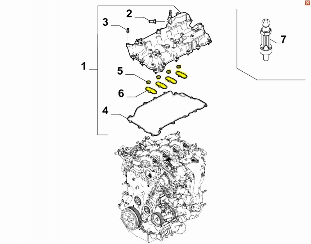 фото №2, Комплект прокладка pod свечи зажигания alfa romeo giulia 2.0
