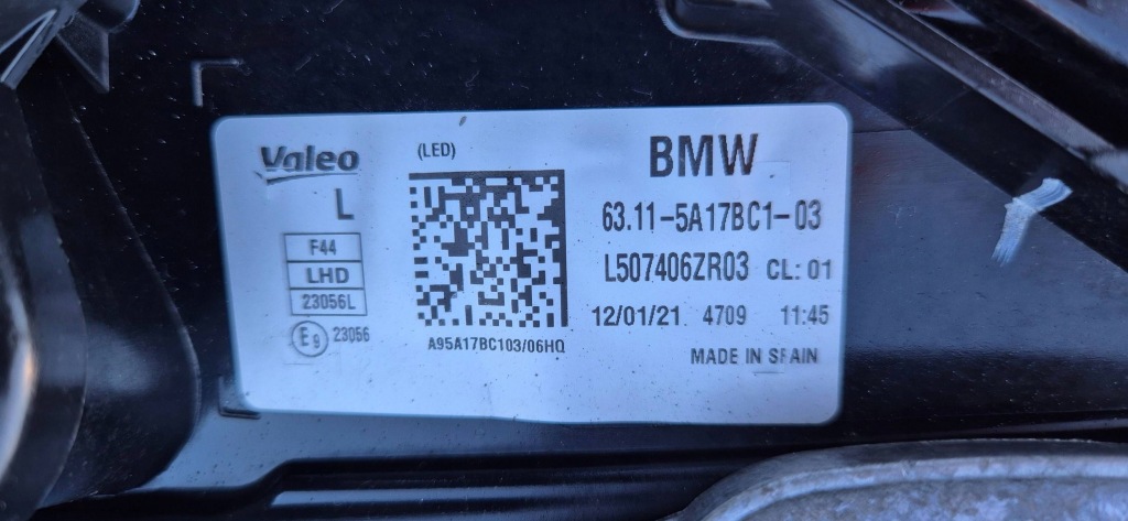 фото №16, Bmw 2 f44 gran coupe 19- лампы full led адаптивный shadow black całe eu org