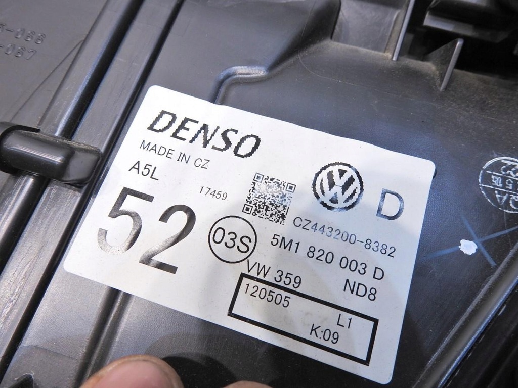 фото №6, Обігрівач vw golf v plus 1.6 fsi 5m1820003d