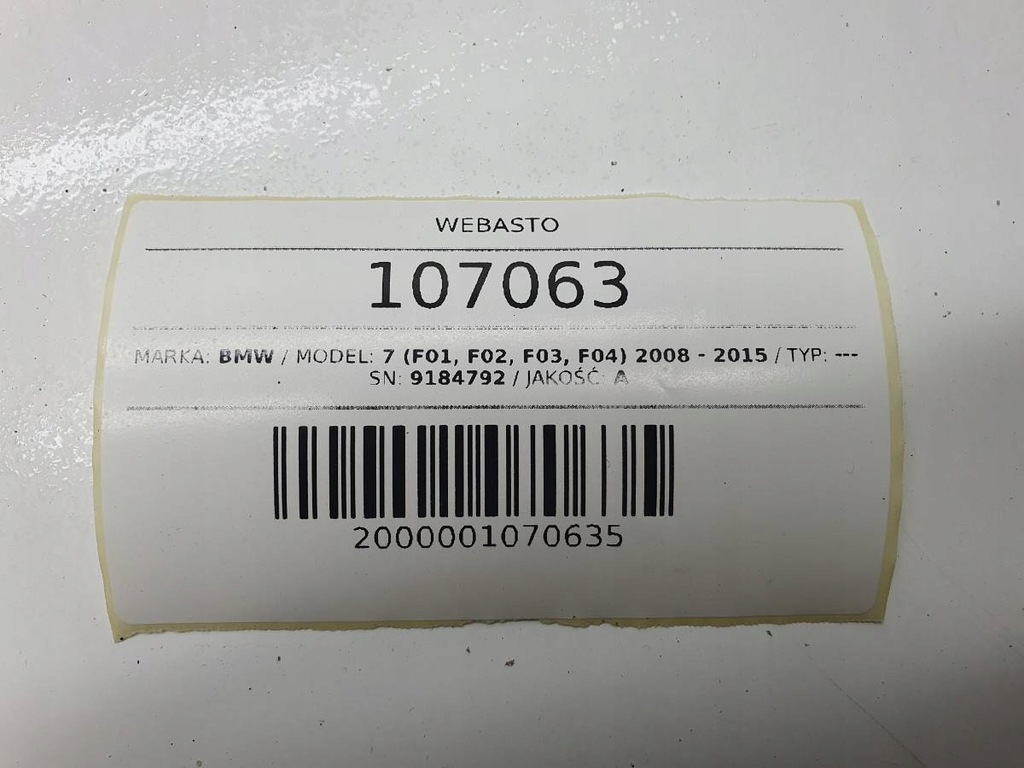 фото №9, Webasto thermo top v бензин bmw 7 9241698