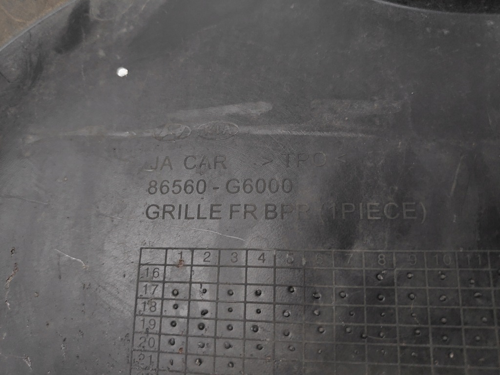 фото №16, Kia picanto iii решітка решітка радіатора бампера перед 86560-g6000