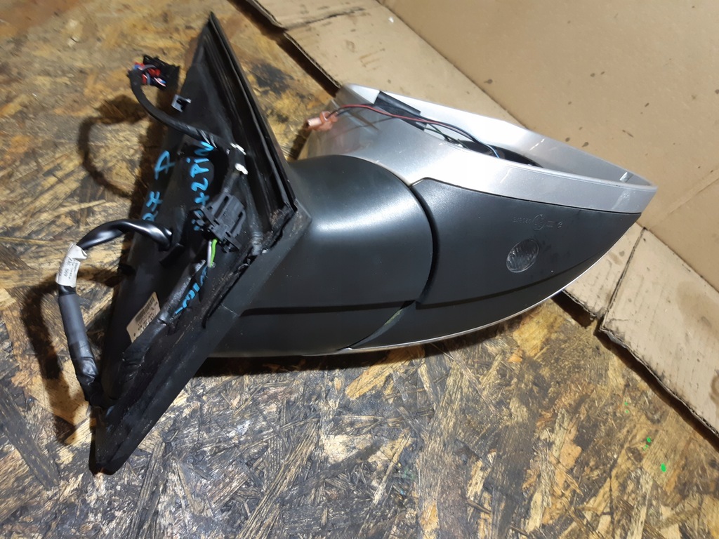 фото №8, Audi q7 4l дзеркало праве 14+2 pin ly7w eu