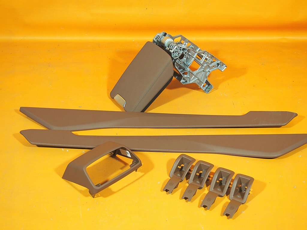 фото №11, Audi a6 4k сиденья заднее сиденье обшивки кожа коричневый 24km