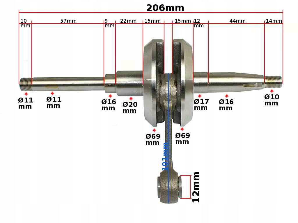 Купити Wał колінчастий 1638162180 citroen peugeot 1.5 bluehdi оригінал