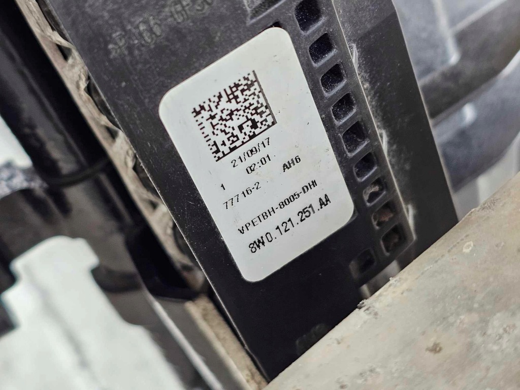 фото №8, Комплект радиатор вентиляторы pas передний усилитель балка audi a7 4k phev