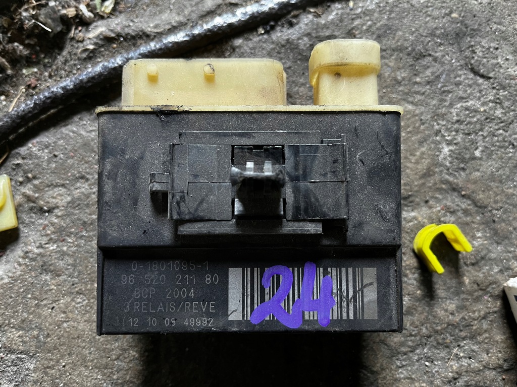 фото №1, 24 citroen блок управления вентилятора 9652021180