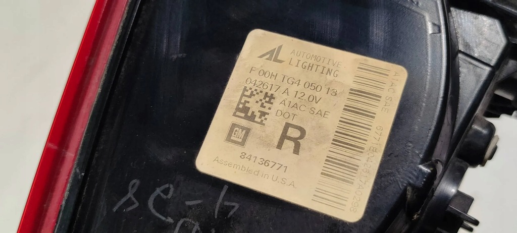 фото №9, Лампа задня задня права led chevrolet camaro 2016-