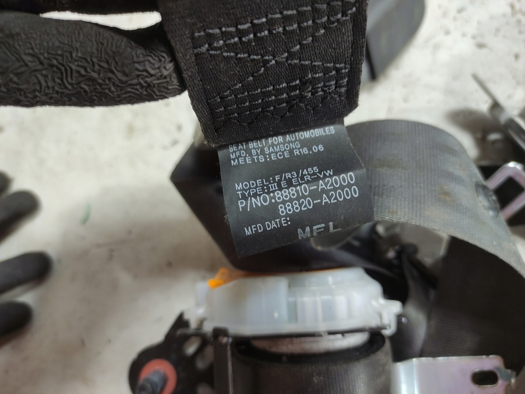 фото №4, Kia ceed ii pas ремни левый правый перед передние натяжители