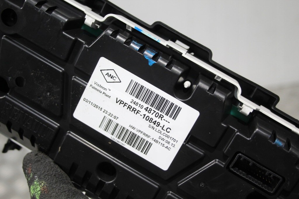 фото №2, Счетчик приборы консоли renault captur i 1