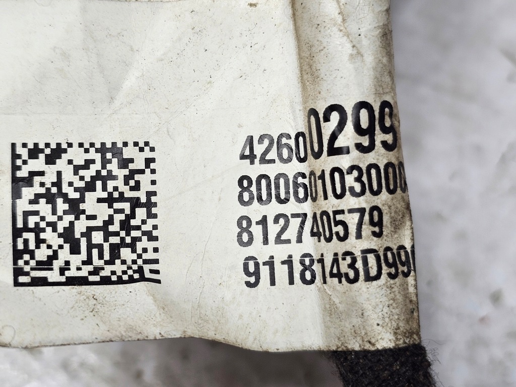 фото №9, Chevrolet trax 1.4 17- джгут електропроводка двері лівий задня 42600299 usa