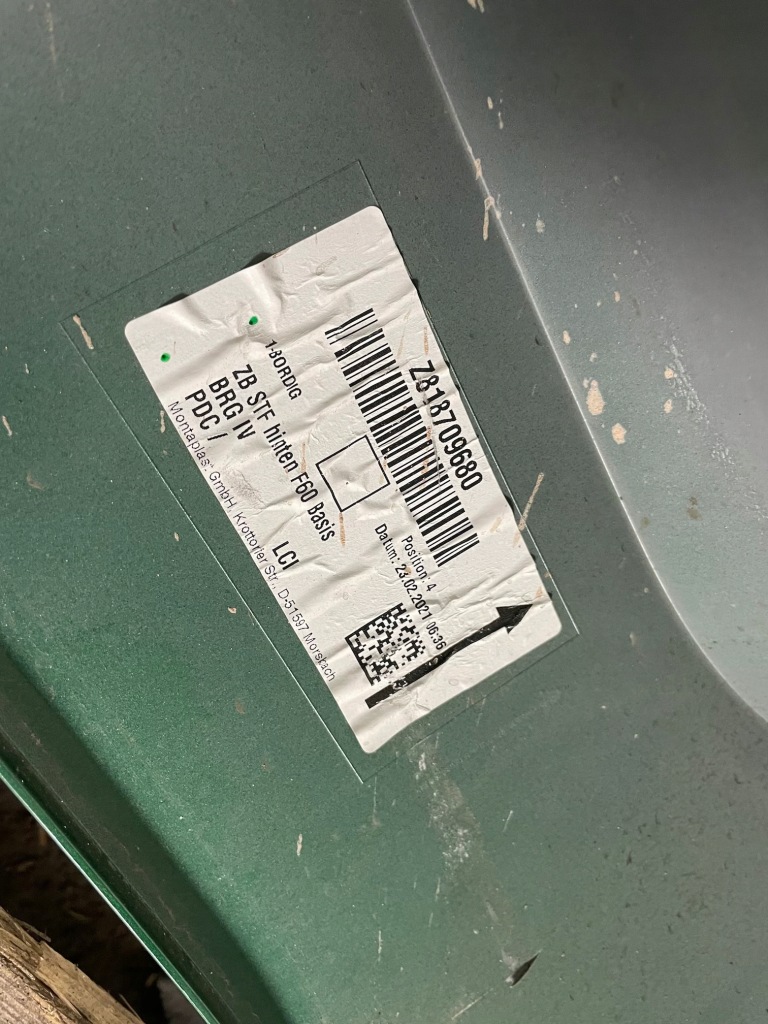 фото №9, Бампер задняя задний mini countryman f60 lift lci 20-