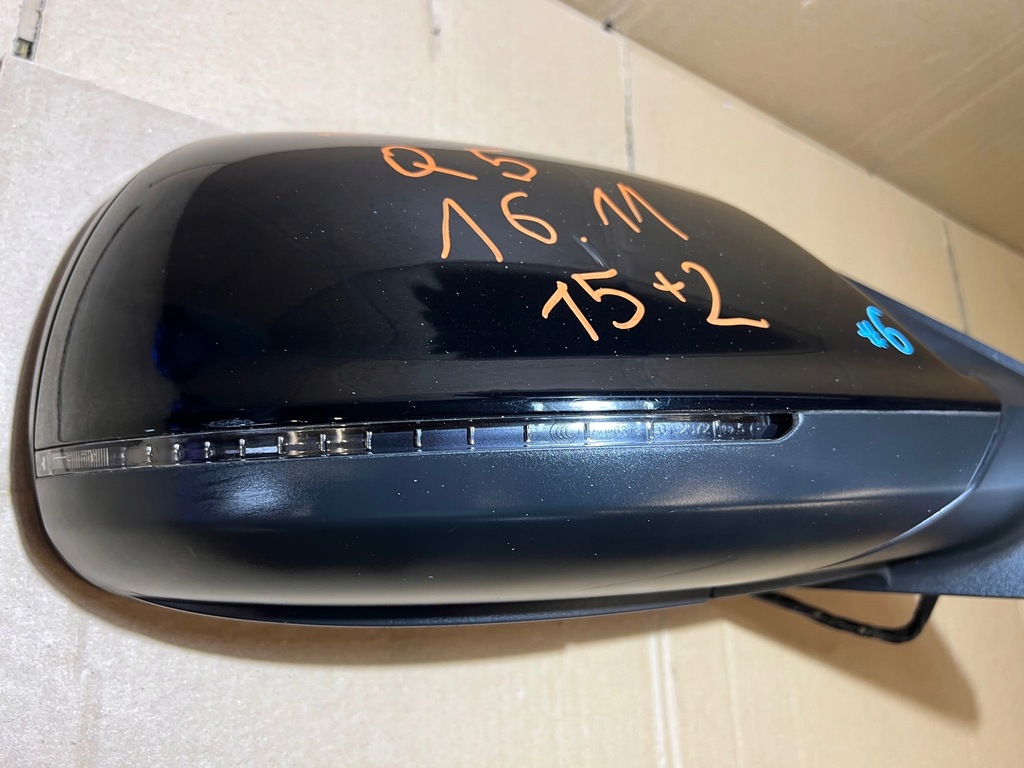 фото №7, Audi q5 8r дзеркало праве фотохромний асистент 15+2 pin ly9b