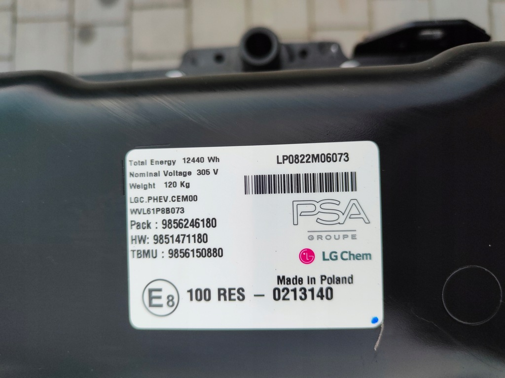 фото №6, Peugeot 3008 ii aircross 508 ii hybrid аккумулятор 9856150880