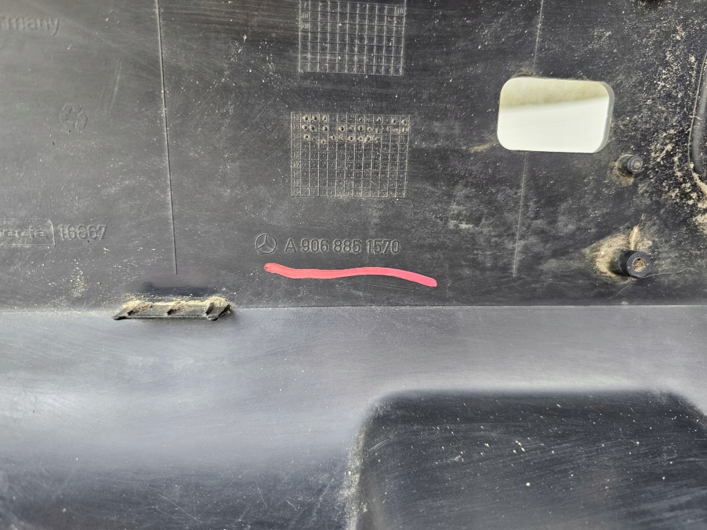 Mercedes sprinter w906 рестайлінг  бампер передній перед a9068851570 Недорого