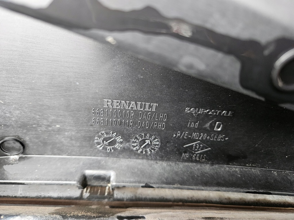 фото №13, Жабо пластиковый renault master iii movano b 668110010r