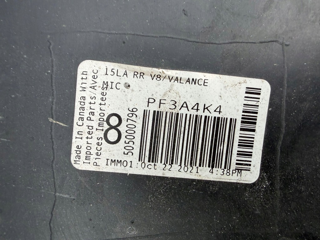 фото №10, Бампер задняя dodge challenger widebody 2015- оригинал