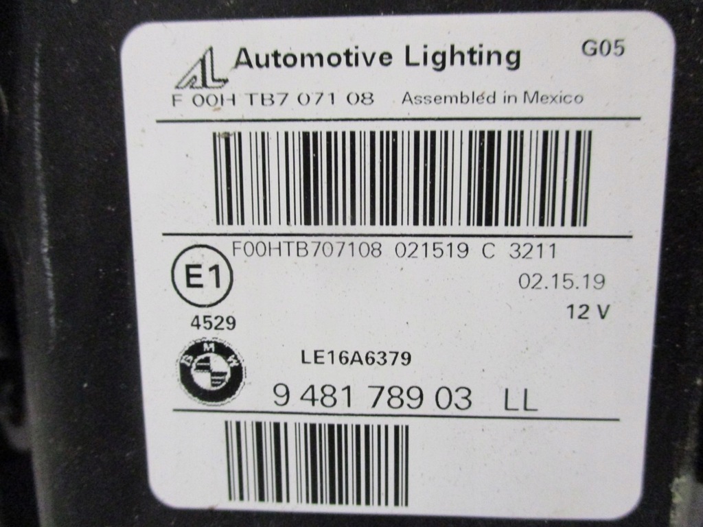 фото №12, Лампа laser bmw x5 g05 x6 g06 9481790 права