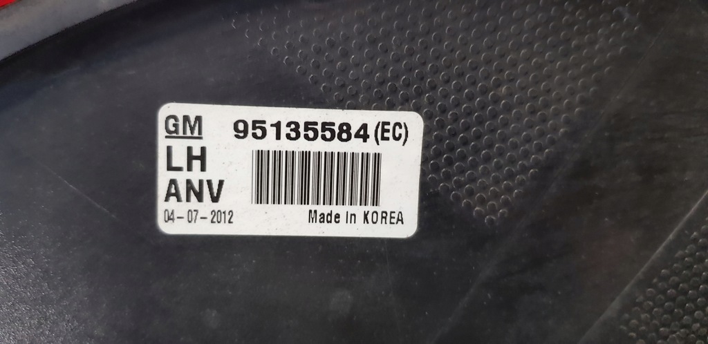 фото №9, Лампа левый задняя chevrolet cruze kombi