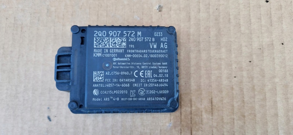 фото №1, Seat ibiza v радар датчик distronic 2q0 907 570 m