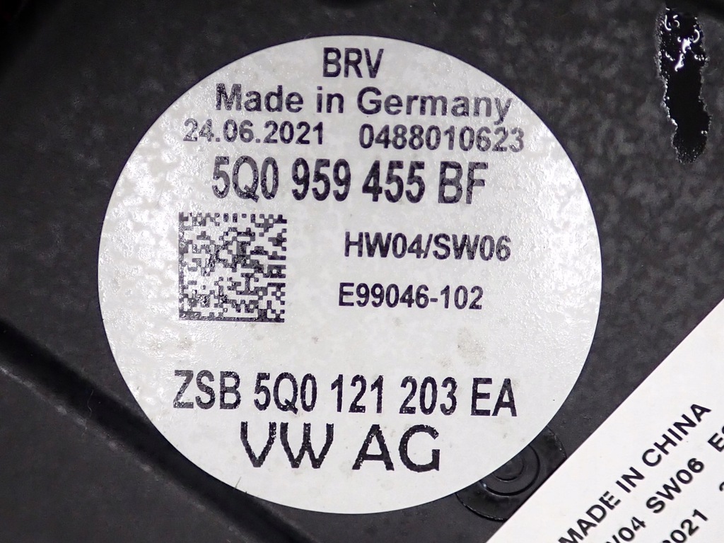 фото №8, Корпус вентилятора вентилятор 5q0121205bd 5q0959455bf skoda octavia iv 2.0d