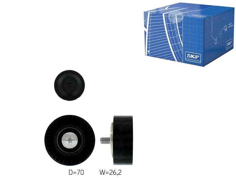 фото №1, Ролик направляющая ремень bmw 5 e60 5 e61 6 e63