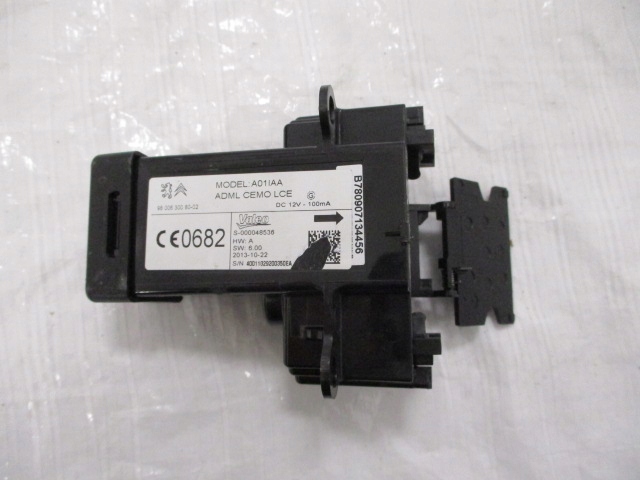 фото №1, Citroen c4 picasso ii замок запалювання зчитувач 9800630080