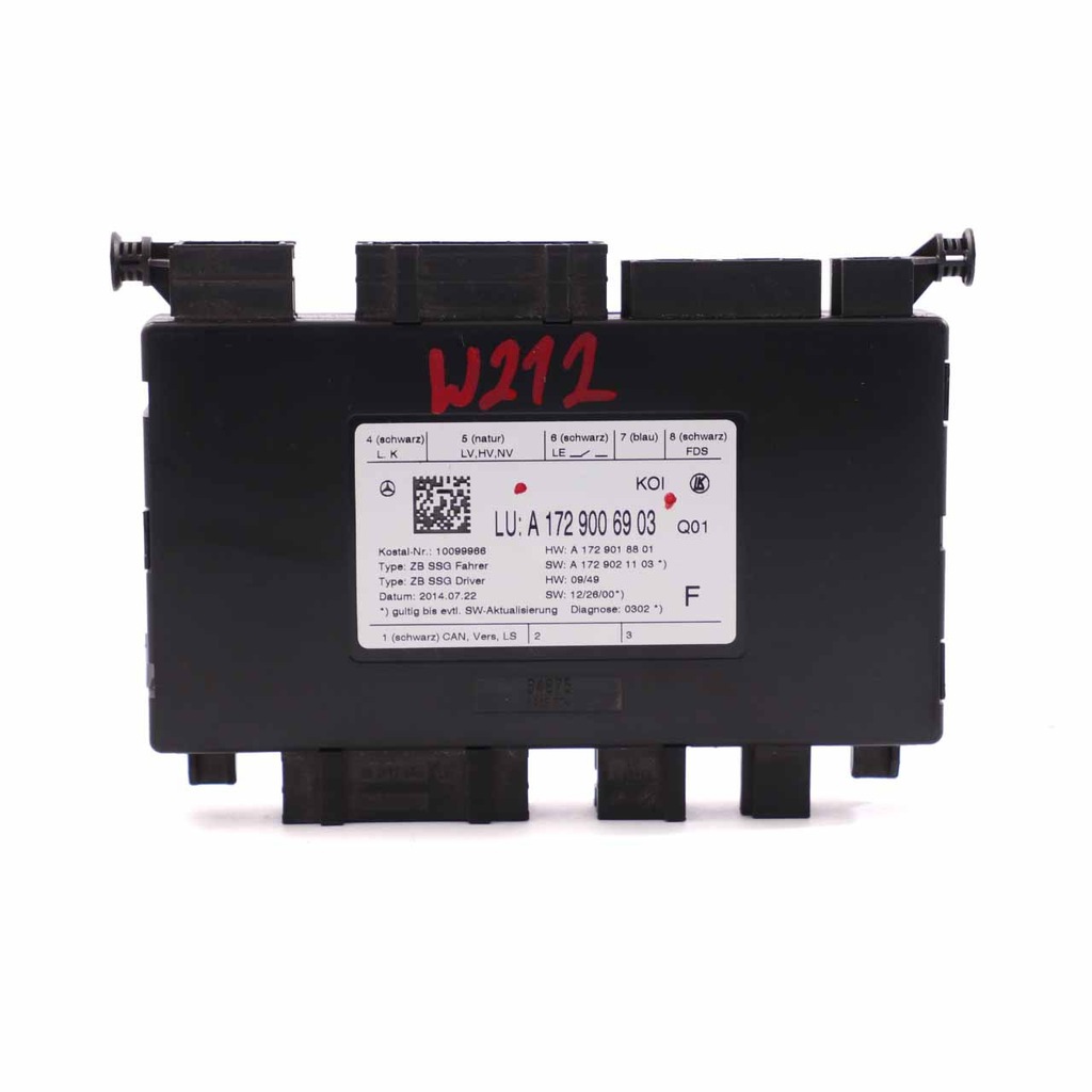 фото №12, Mercedes w204 w212 модуль сиденье перед a1729006903