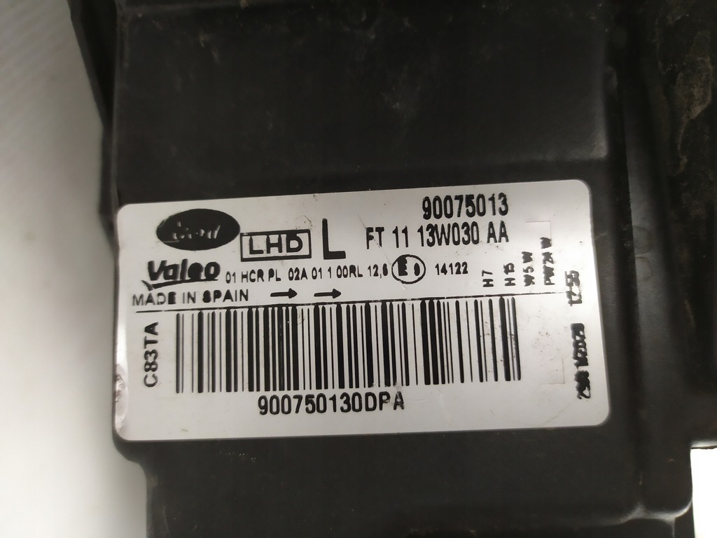 фото №10, Ford transit/ tourneo connect 2013-2017 лампа ліва