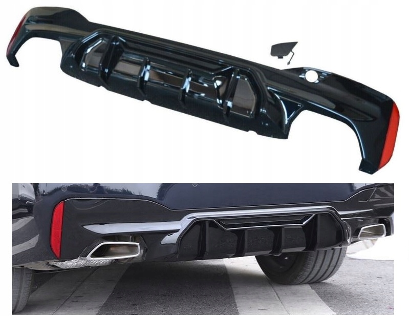 фото №4, Дифузор bmw g30 look m5 competition black глянцевий