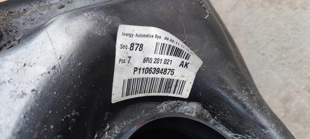 фото №9, Bak бак пального audi a1 1.6 tdi 6r0201021ak