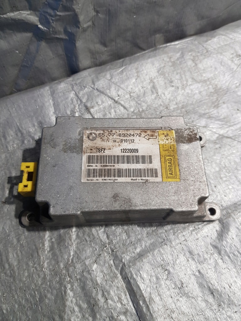 фото №1, Модуль датчик подушек подушка безопасности bmw 7 e65