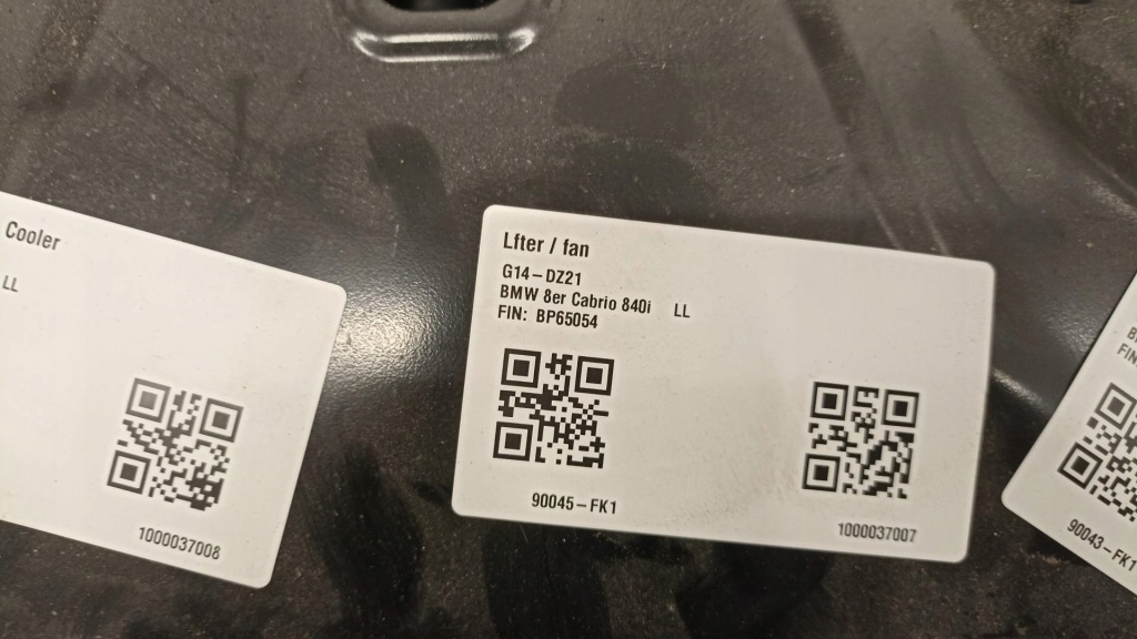 фото №5, Bmw 8 g14 g15 g16 pas передній радіатор вентилятор 840i радар