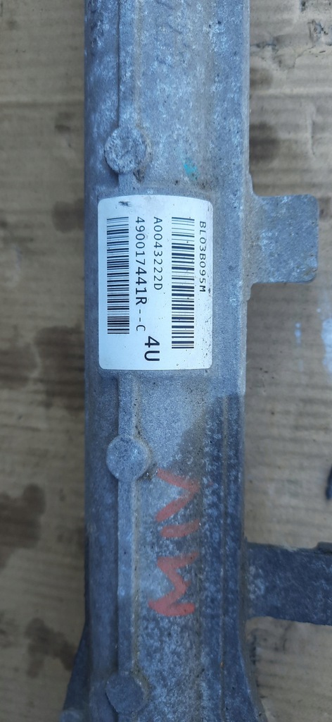 фото №5, Трансмиссия рулевая рулевая рейка renault megane iv 490017441r