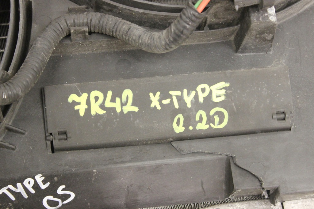 фото №4, Комплект радиатор вентиляторы jaguar x-type 2.2 d