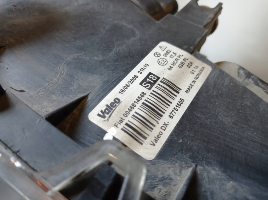 фото №5, Лампа правый перед fiat punto ii 46814548