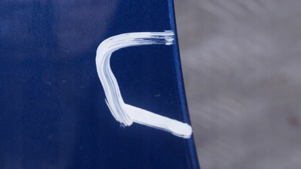 Mini r56 r57 крило ліве lightning blue a63 Зі Шроту