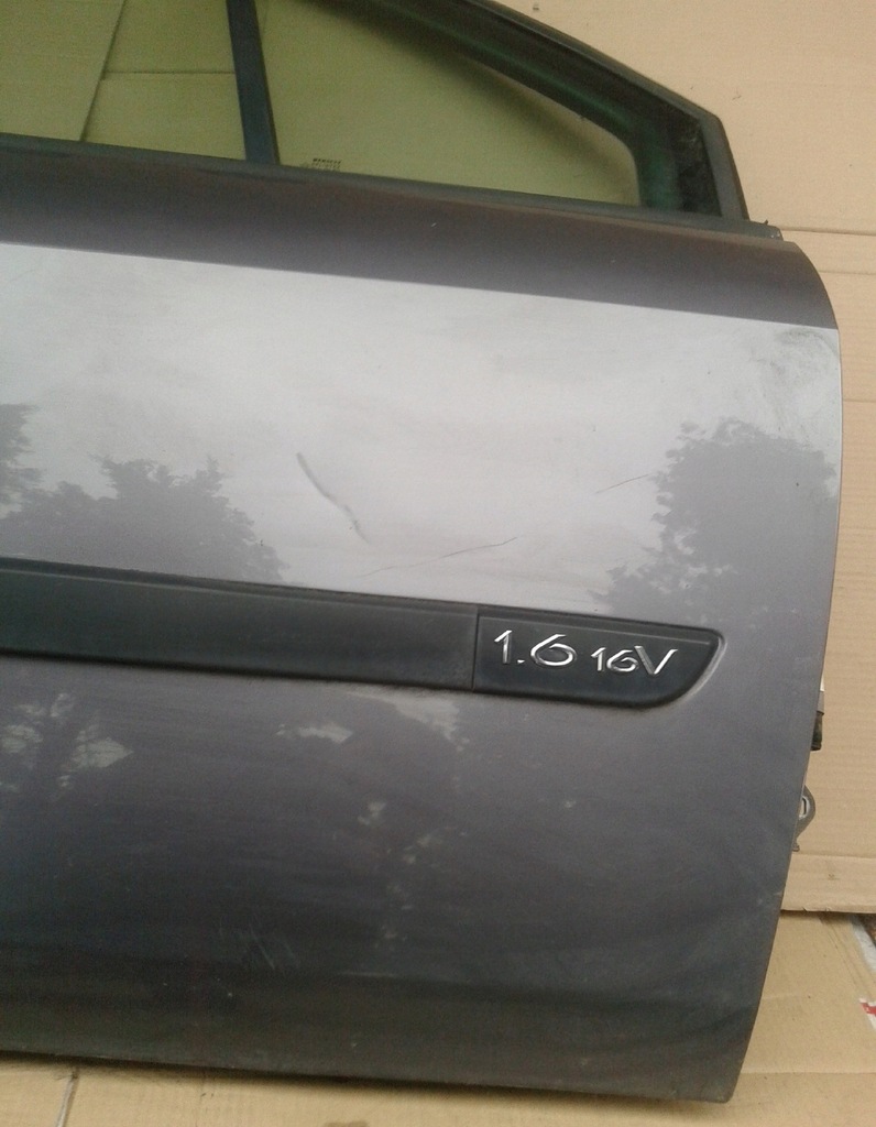 фото №7, Двері правий перед праве передні renault scenic 2 ii 03-09 графітовий tec68