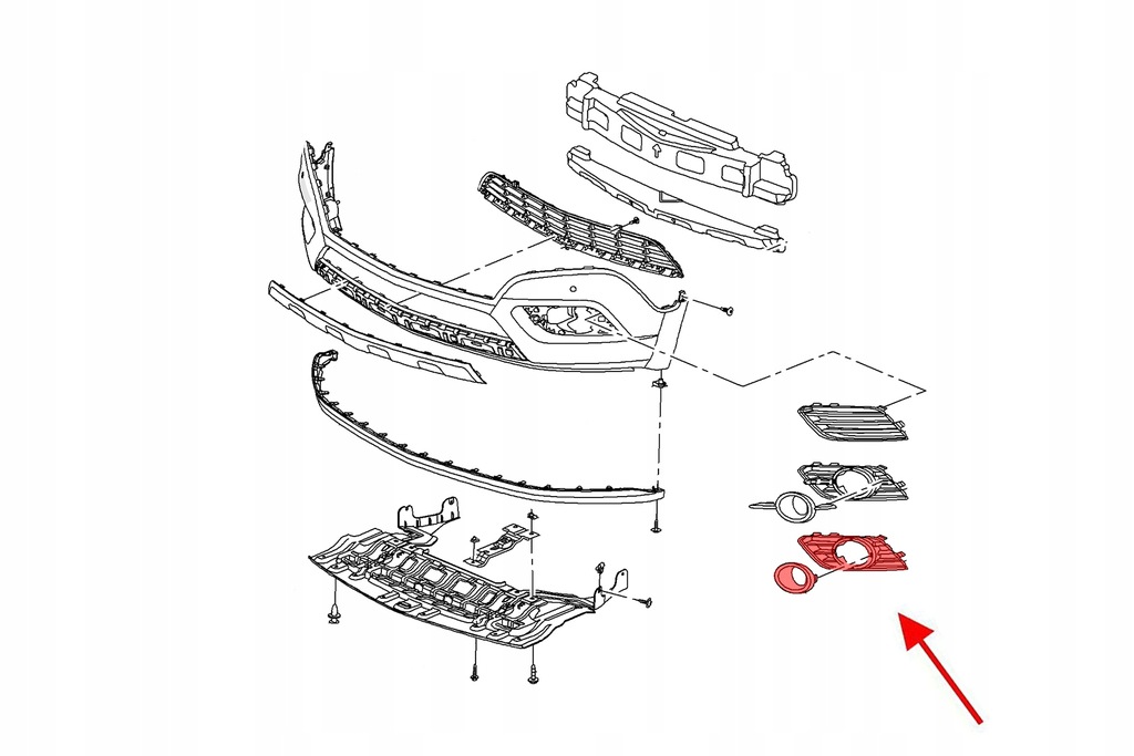 фото №14, Opel mokka i 12-16 решітка бампера ліва 95470234