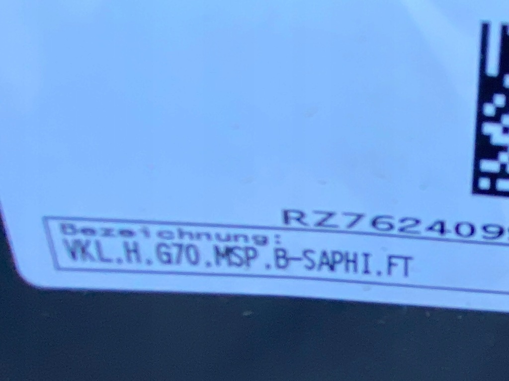 фото №11, Бампер задняя pdc m набор bmw 7 g70 цвет 475