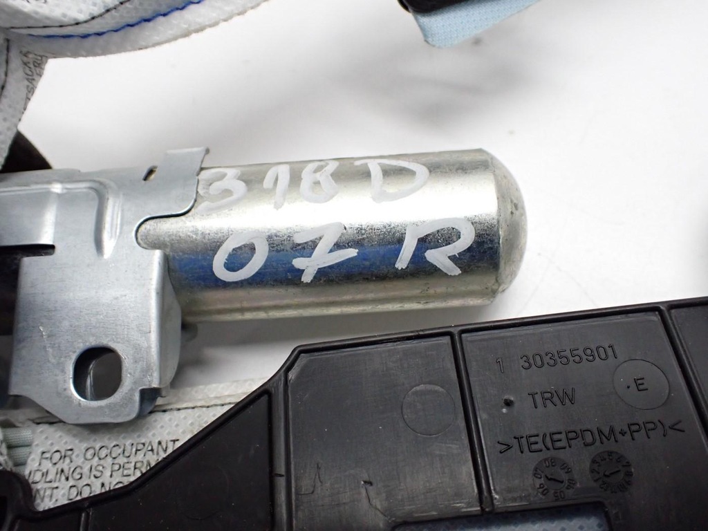 фото №7, Шторка безопасности подушка безопасности боковая правая оригинал bmw 3 e90 07r