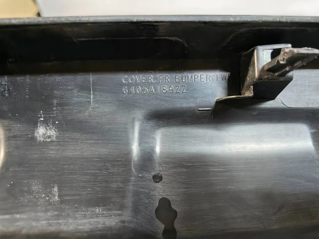 фото №7, Mitsubishi pajero iv lift- спойлер, накладка бампера перед